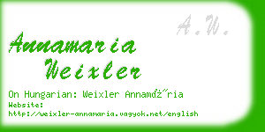 annamaria weixler business card